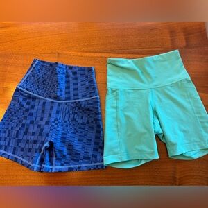 Aerie Offline and Old Navy Bike/Dance Shorts